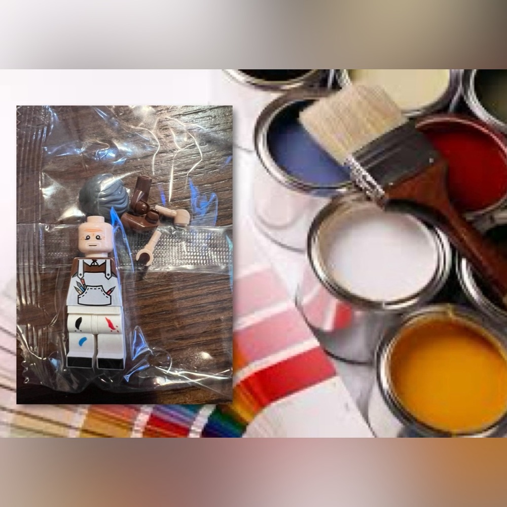 $1 BUILDING BLOCK MINIFIGURE. NEW IN PLASTIC. $1 WITH ANY $10 ORDER OR MORE